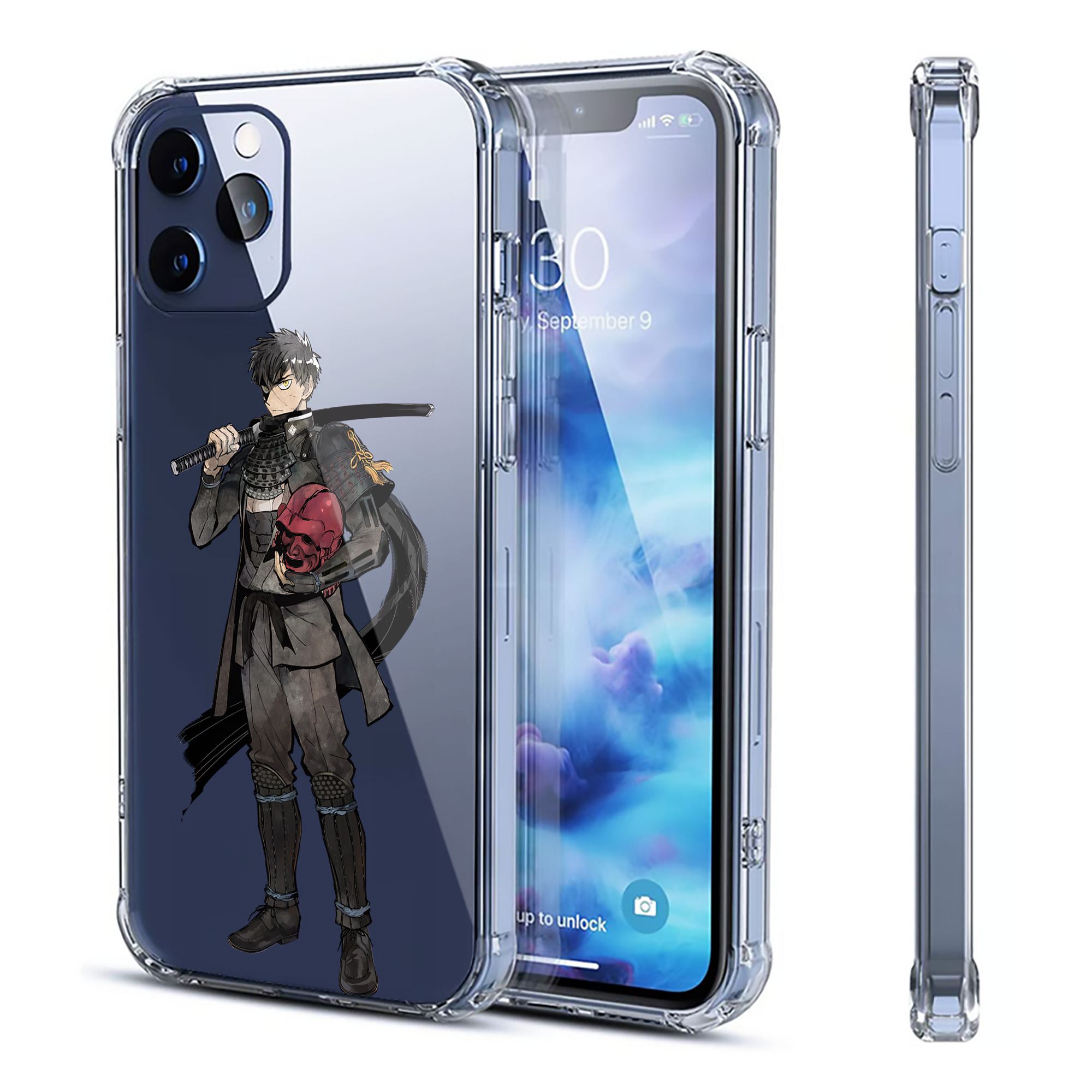 （画像用） 刀剣乱舞 Touken Ranbu 【iPhone 12シリーズ対応】透明スマホケース（クリアソフトケース）
